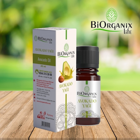 Biorganix Life Organik Avakado Yağı 20 ML Şişede