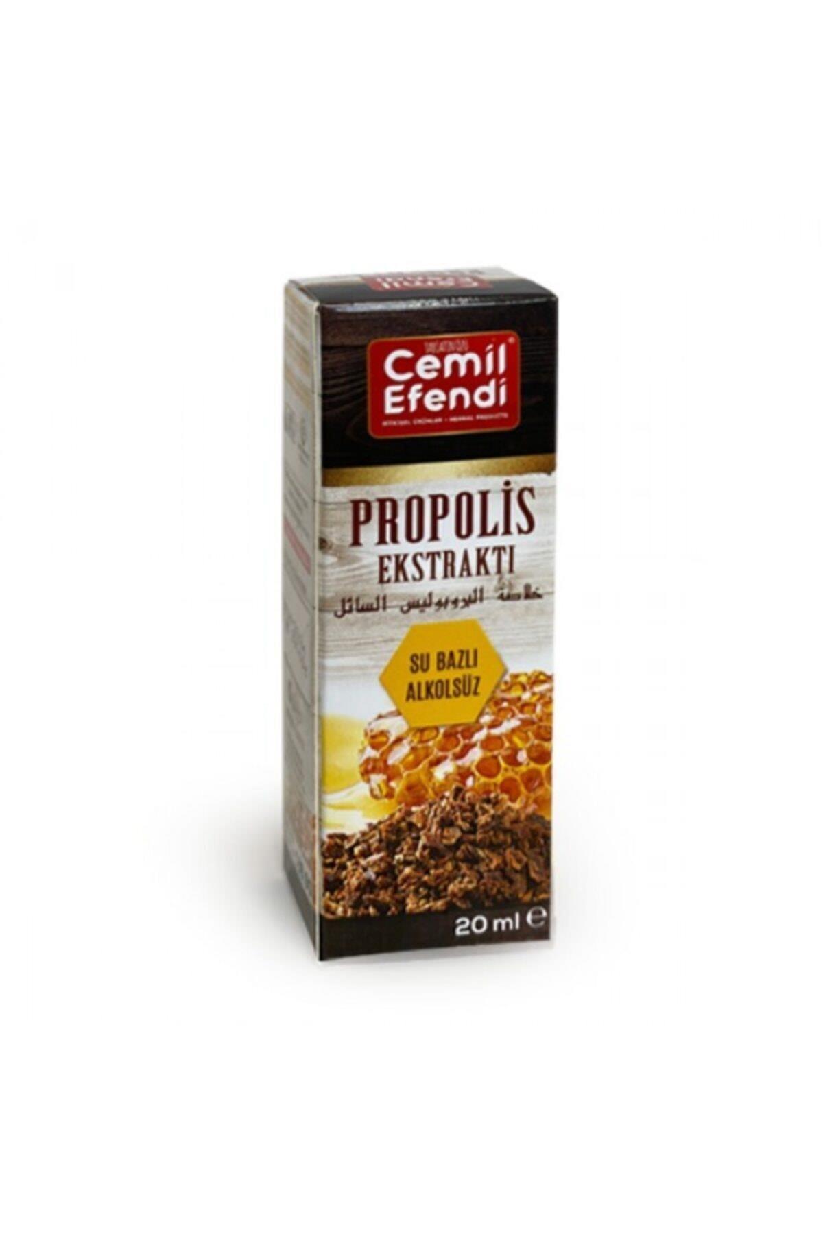 Orijinal Cemilefendi Sıvı Propolis Ekstratı Su Bazlı Alkolsüz 20 ML