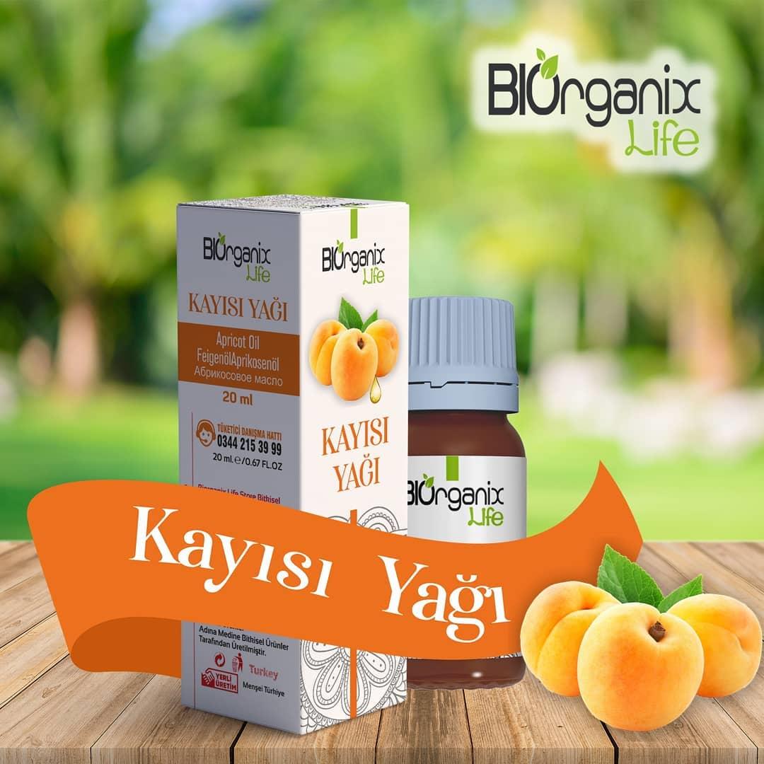 Biorganix Life Organik Kayısı Yağı 20 ML Şişede