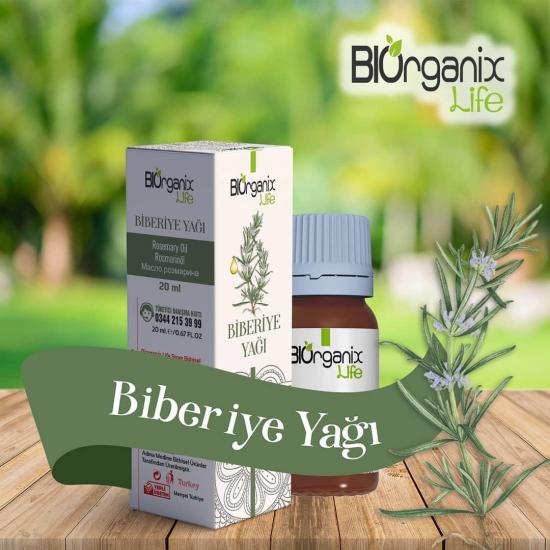 Biorganix Life Organik  Biberiye Yağı 20 ML Şişede