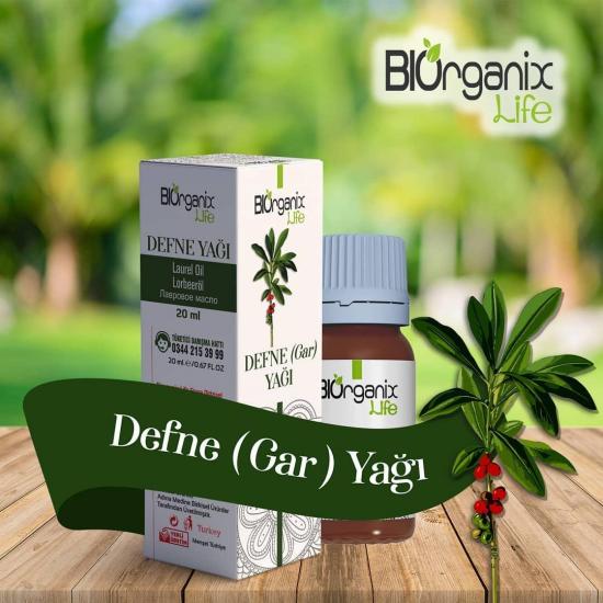 Biorganix Life Organik Defne Yağı 20 ML Şişede