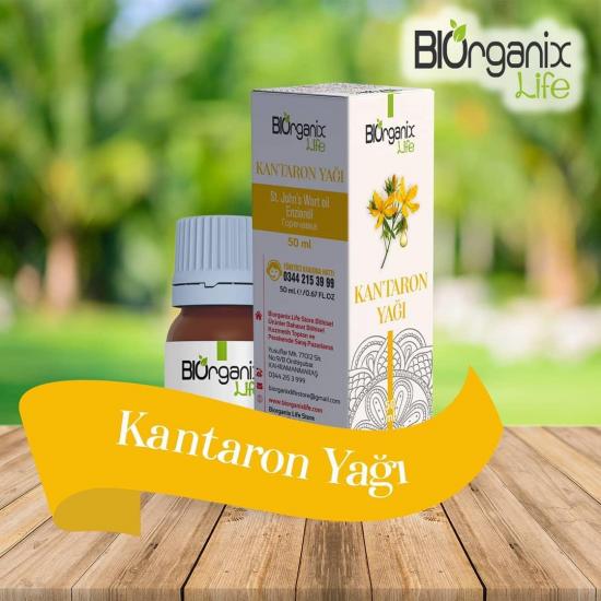 Biorganix Life Organik Kantaron Yağı 20 ML Şişede