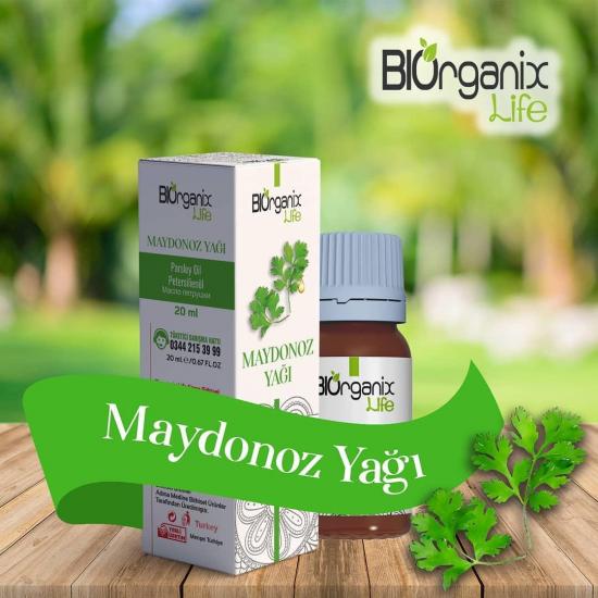 Biorganix Life Organik Maydonoz Yağı 20 ML Şişede