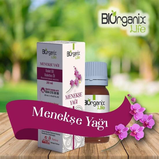 Biorganix Life Organik Menekşe Yağı 20 ML Şişede